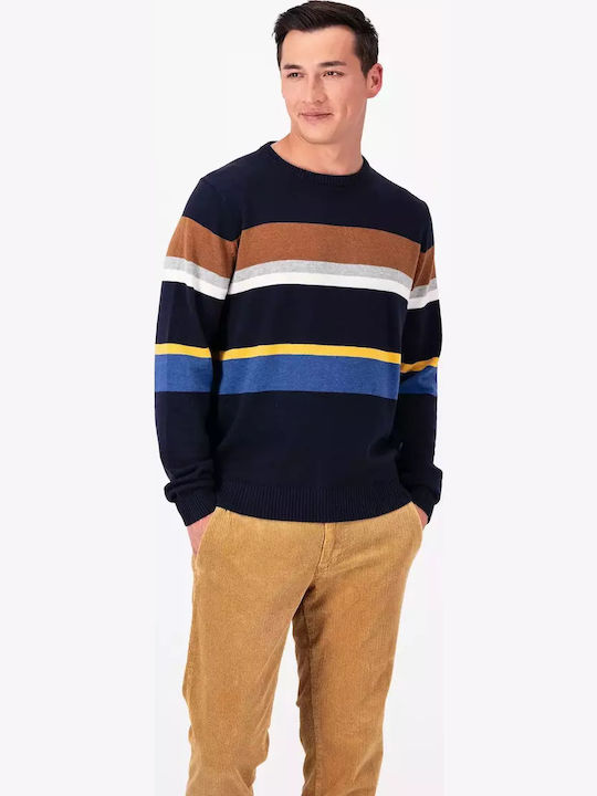 Langarm-Pullover Marineblau