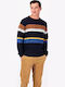 Langarm-Pullover Marineblau