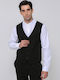 Tresor Men's Vest Regular Fit Black