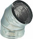 Technometal Γωνία Σύνδεσης Καπνοδόχου Inox 150m...