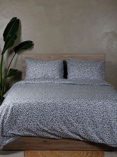 Sunshine Duvet Cover Cotton Single 170x250 Cotton Feelings 2044 Grey