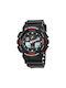 Casio Watch Battery with Black Rubber Strap