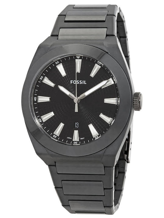 Fossil Everett Ανδρικό Ρολόι 42mm Μπαταρίας με ...