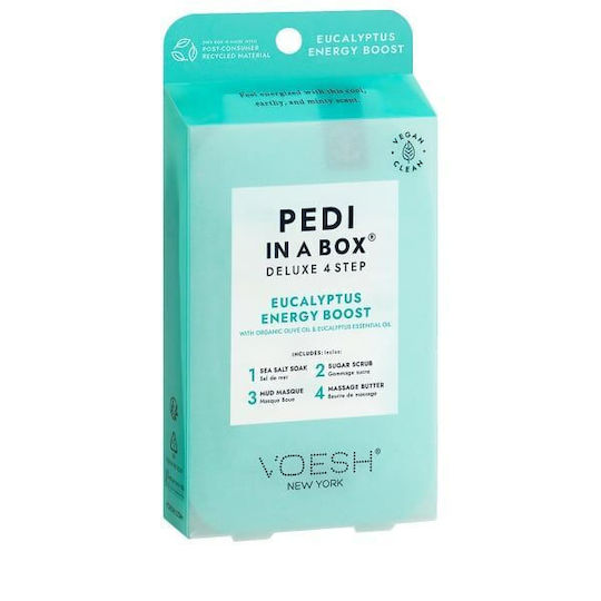 Voesh Pedi In A Box Eucalyptus Energy Boost Ενυδατικά Άλατα Ποδιών 1τμχ