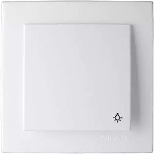 Geyer Wall Push Button White 038532