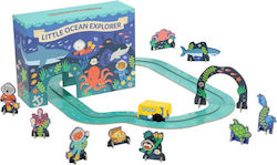 Petit Collage Jucărie Miniatură Ocean Albastru deschis