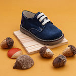 Ever Kid Blue Baptism Moccasins