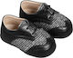 Babywalker Black Baptism Leather Oxfords