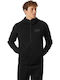 Men's Cardigan with Hood Black