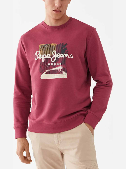 Pepe Jeans Melbourne Φούτερ Μπορντό