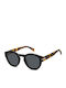 David Beckham Db Unisex Γυαλιά Ηλίου με Μαύρο Κοκκάλινο Σκελετό και Μαύρο Φακό