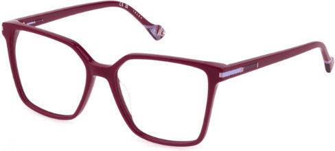 Yalea 54 Damen Brillengestell Burgundisch VYA094 0U17