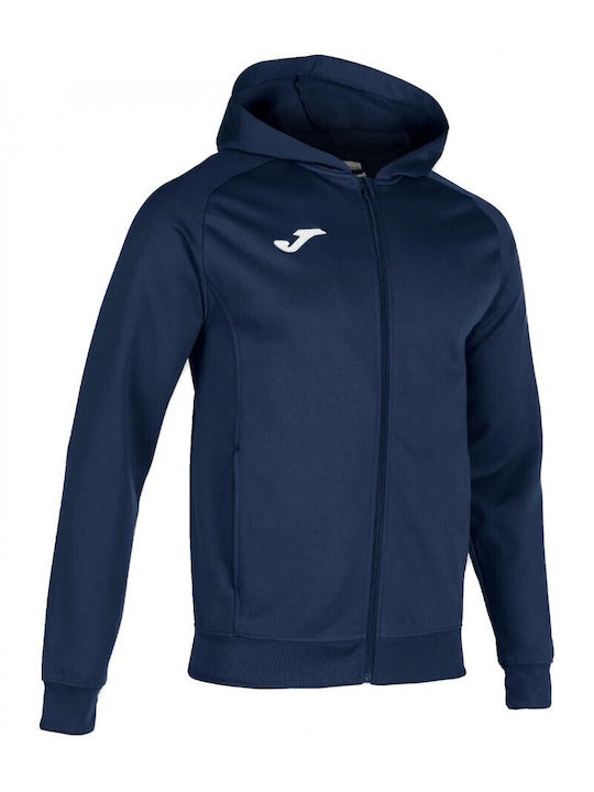 Joma Φούτερ με Κουκούλα Navy Μπλε