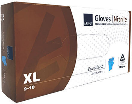 Abena Handschuhe Nitril in Blau Farbe 100Stück