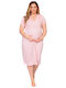 Angel's Secret Nachthemd Schwangerschaft & Stillen Rosa