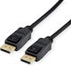 Value 11.99.5813-10 Καλώδιο DisplayPort male - DisplayPort male 5m Μαύρο