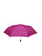 Kevin West Αντιανεμική Αυτόματη Ομπρέλα Βροχής Σπαστή Φούξια