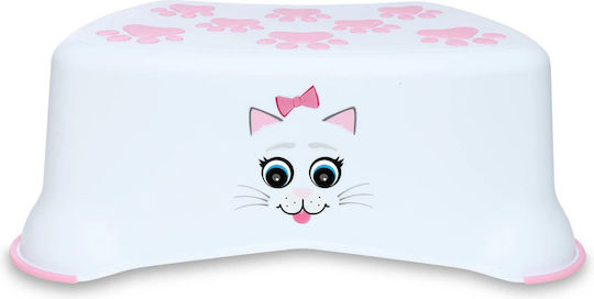 My Carry Potty Single Kids Step Stool for Bathroom White