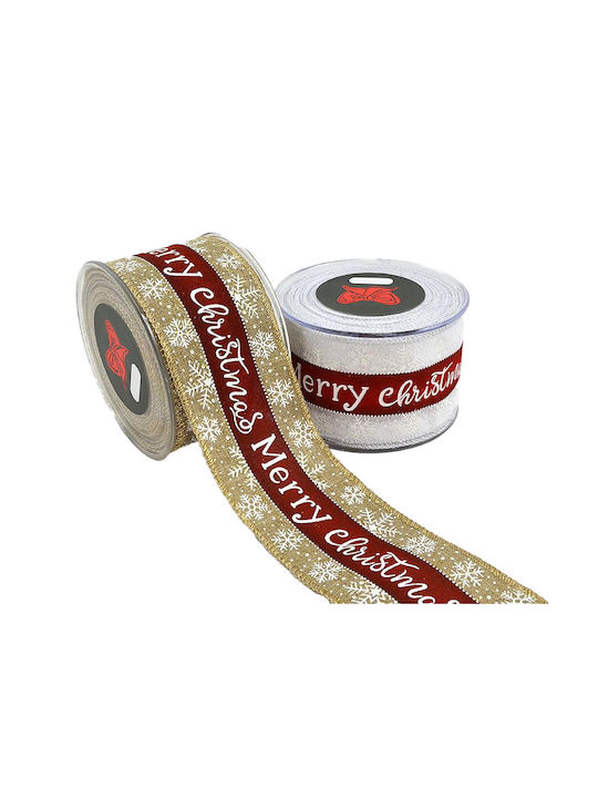 Kappa Decor Christmas Ribbon Beige 1pc