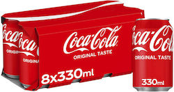 Coca-Cola Кола с Газировка в Кутия 31114 8x330мл