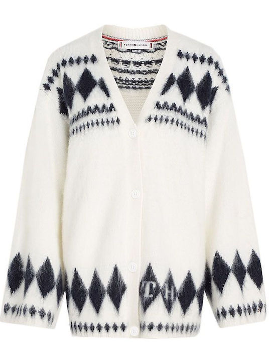 Women's Knitted Cardigan White