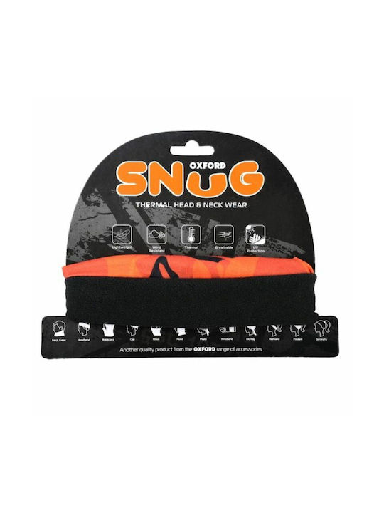Oxford Snug Περιλαίμιο Αναβάτη Μοτοσυκλέτας Μαύ...