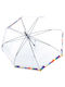 Knirps Series Umbrelă de ploaie Compact Transparentă