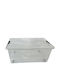 TnS Plastic Storage Box with Lid Transparent 56.5x38x23.8cm
