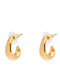 Philio Earrings Titanium Gold Plated