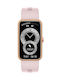Rubicon SR032E Smartwatch με Παλμογράφο (Ροζ)