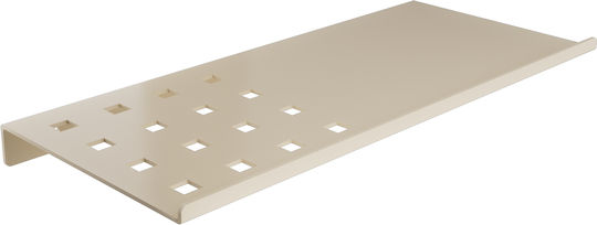 Pam & Co An der Wand montiert Badezimmerregal Metallisch 28x28x1cm Blau