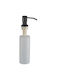 Drop Built-in Plastic Black 500ml Kitchen Dispenser
