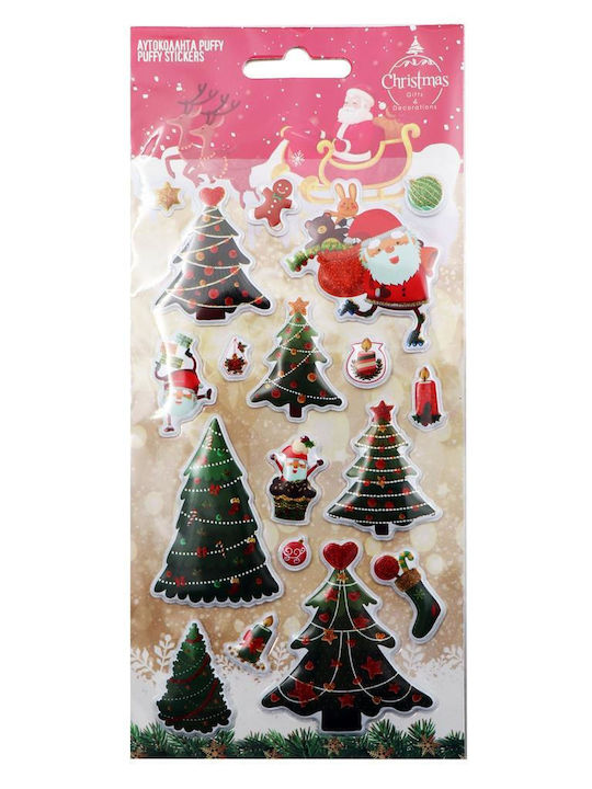Diakakis Christmas Christmas Tree Puffy Glitter
