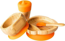 Tommee Tippee Set De Hrană Din Bambus 4 Piese