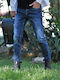 Men's Jeans Pants Elastic with Slim Fit Blue