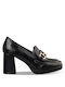 Envie Shoes Synthetic Leather Black High Heels