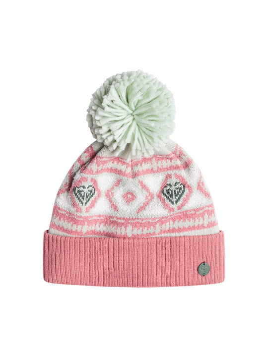 Roxy Kids Beanie Knitted Pink