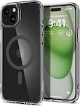 Spigen Ultra Hybrid (MagFit) Umschlag Rückseite Kunststoff / Silikon Graphite (iPhone 15 Plus)