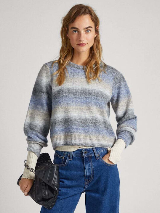 Pepe Jeans Damen Langarm Pullover Mehrfarbig