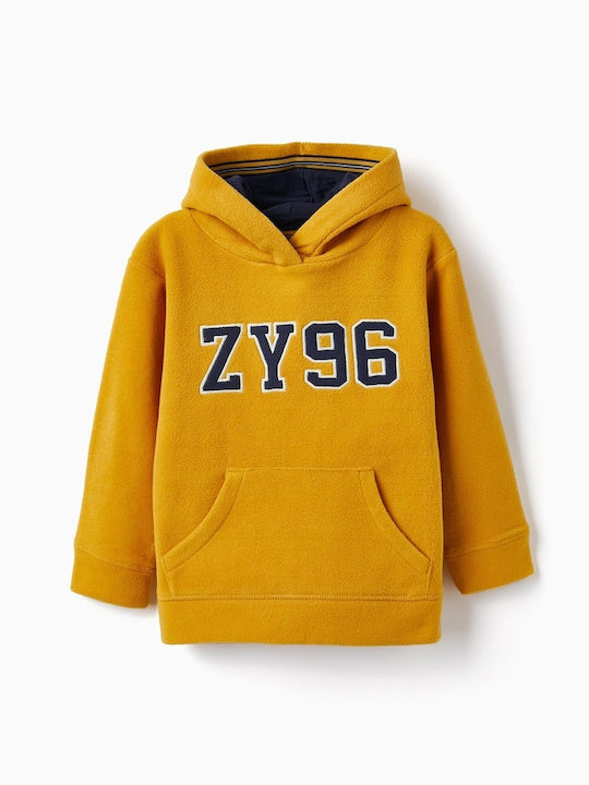 Zippy Fleece Παιδικό Φούτερ Κίτρινο