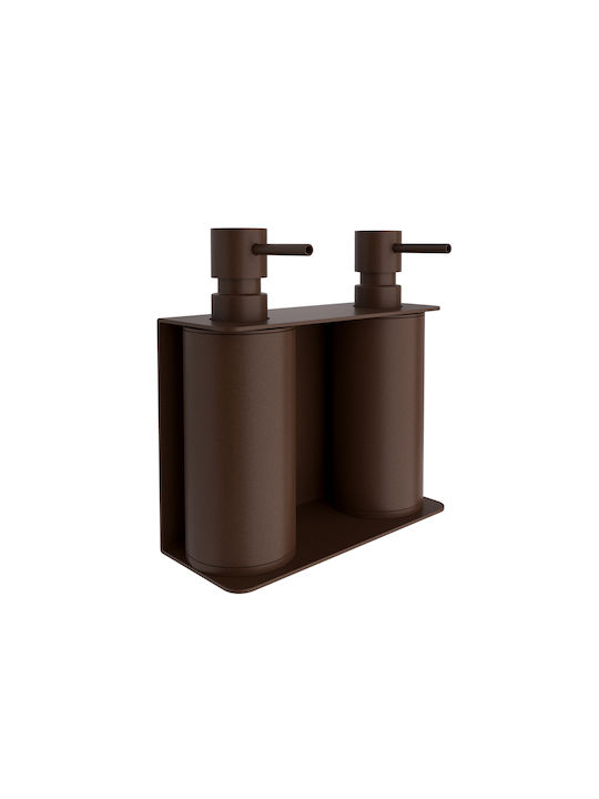 Pam & Co Montat pe perete Dispenser Plastic Maro