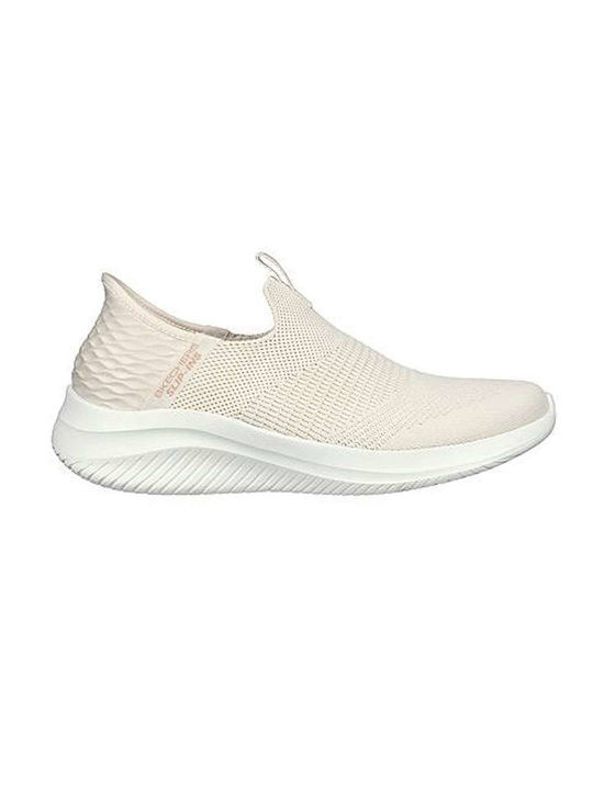 Skechers Damen Slip-Ons Beige