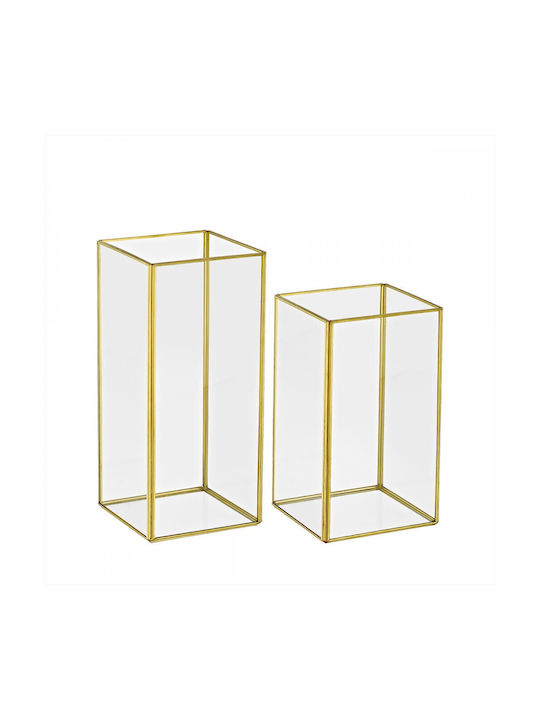 Palma Emporio Lantern Gold 11.5x11.5x25.5cm