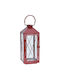 Koopman Metallic Lantern Red