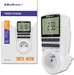 Qoltec Digital Zeitschaltsteckdose
