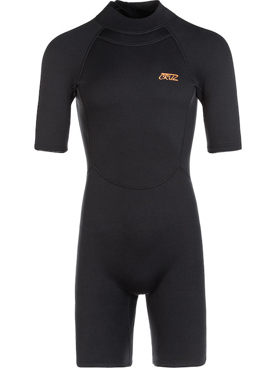 Cruz Pipeline S/S Wetsuit Playsuit Black 3mm