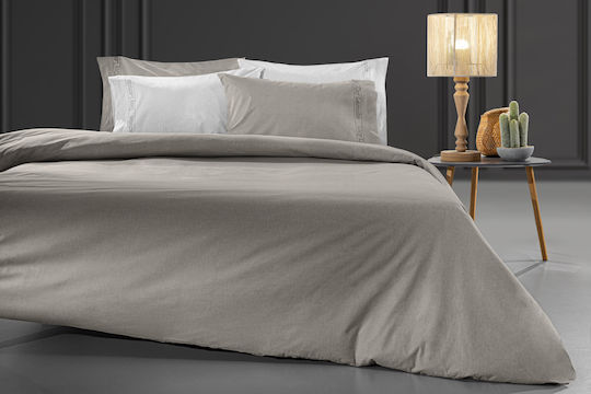 Guy Laroche Bettlaken Super-Doppel mit Gummiband 160x200+32cm. Color Plus Dark Wenge