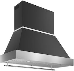 Bertazzoni K120 HER T X + KC48 HER T NE Kamin-D...