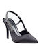 Black High Heels with Strap