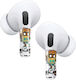 Rockmax Art Skin 925appys Aufkleber in Mehrfarbig Farbe für Apple AirPods Pro